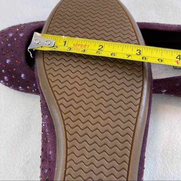 Sperry Suede Rhinestone Embellished Flat Shoes - Picture 13 of 13